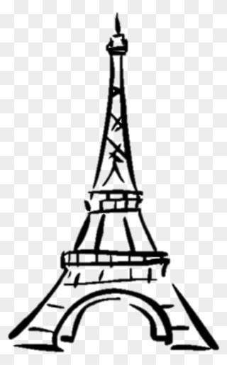Eiffel Tower Drawing Clip Art - Clipart Eiffel Tower Png Transparent Png