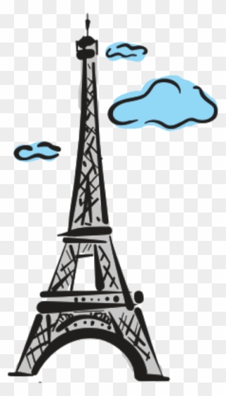 1000 Images About Paris - Eiffel Tower Cartoon Transparent Clipart