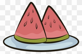 Watermelon Slices Clipart - Watermelon - Png Download