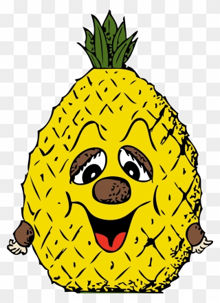 Pineapple - Vector - Png - Cartoon Pineapple Clipart