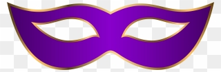 Masks Clipart Clip Art Transparent - Purple Mardi Gras Mask Clip Art - Png Download