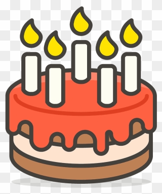 Birthday Cake Emoji Clipart - Birthday Cake Emoji Png Transparent Png