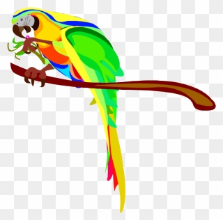 Transparent Eating Clipart - Parrot Eating Clipart - Png Download