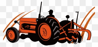 Tractor Farm Agriculture Agricultural Machinery Field - Agriculture Tractor Vector Png Clipart