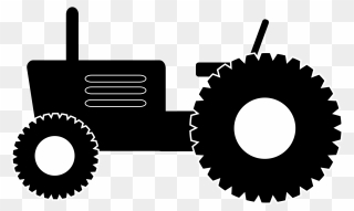 Microsoft Clipart Tractor - Farm Tractor Clipart Simple - Png Download