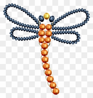 Bead Body Piercing Jewellery Dragonfly Free Download - Libelle Aus Perlen Clipart
