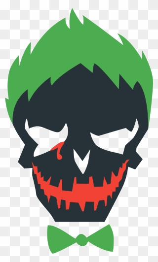 Joker Clipart Anonymous Face - Harley Quinn And Joker Logo - Png Download