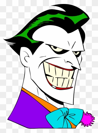 Joker Clipart Anonymous Face, Joker Anonymous Face - Joker Animated Series Drawing - Png Download