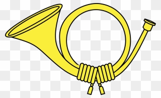 Transparent French Horn Clipart - Posthorn Clipart - Png Download