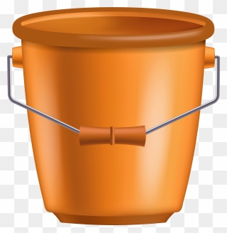 Orange Bucket Png Clipart Transparent Png