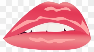 Red Lips Clipart Image Web Clipart - Clip Art - Png Download