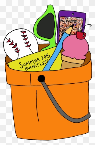 Bucket Clipart Summer - Bucket List Clipart Png Transparent Png
