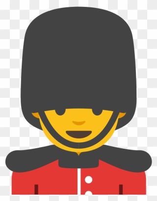 England London Soldier Png - Emoji Guard Clipart