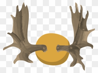 Antlers Clipart - Plywood - Png Download
