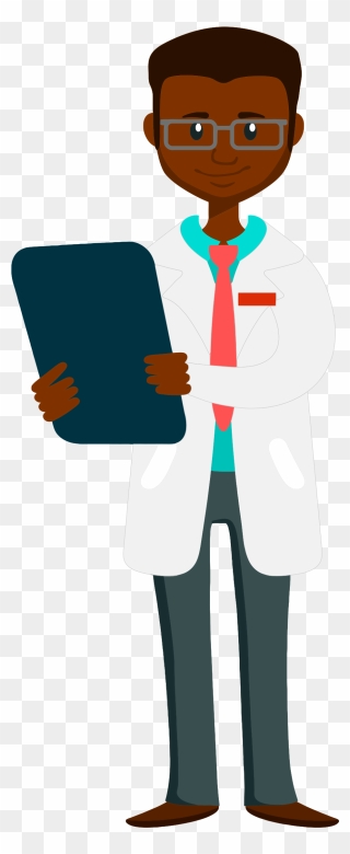 African Doctor Clip Arts - Clip Art Black Doctor - Png Download