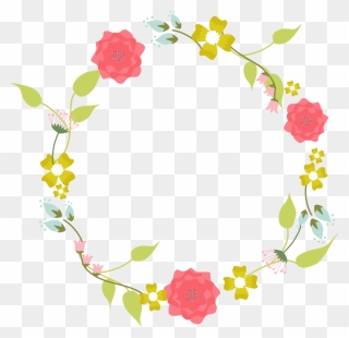 Floral Wreath Clipart - Corona De Flores En Png Transparent Png
