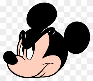 Angry Mickey Mouse Face Clipart