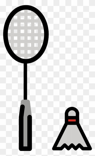 Badminton Emoji Clipart - Png Download
