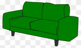 Collection Of Free Couch Drawing Single Download On - Sofa Clipart - Png Download
