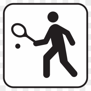 Tennis Court Map Symbol Clipart