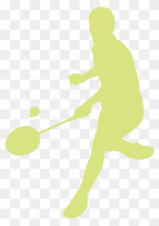 Net Badminton Cartoon - Racketlon Clipart
