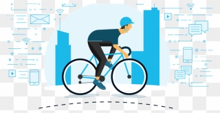 Saving Money For A Bike Clipart Graphic Transparent - Bicycle - Png Download