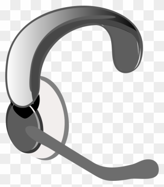 Headphone With Mic Png - Headphones With Mic Vector Clipart