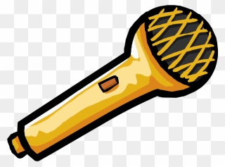 Microphone Images - Cliparts - Co - Golden Microphone Clipart - Png Download