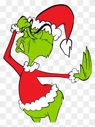 How The Grinch Stole Christmas Png Transparent Image - Transparent Background Grinch Png Clipart