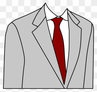 Light Grey Suit Jacket Vector Image - Mens Suit Clipart - Png Download