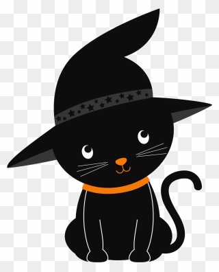 Cute Halloween Clipart Png Image Free Stock Halloween - Cute Halloween Black Cat Clipart Transparent Png