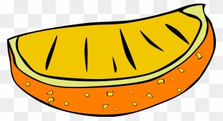 Fast Food, Snack, Orange Slice - Orange Clip Art Slices - Png Download