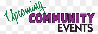 Transparent Community Clipart - Community Events Clipart - Png Download