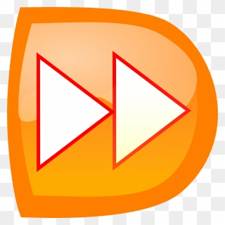 Transparent Rewind Clipart - Rewind Orange - Png Download