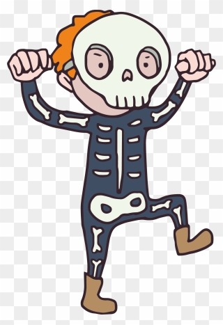 Scared Baseball Clipart Png Free Stock Cartoon Skeleton - Transparent Skeleton Cartoon Hd