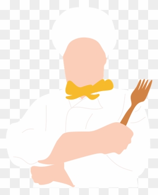 Hand Clipart Chef - Food - Png Download
