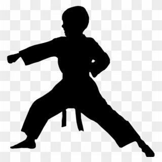 Transparent Karate Kid Silhouette - Silhouette Singer Clipart - Png Download