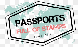 Passport Clipart Passport Stamp - World Map Vector - Png Download