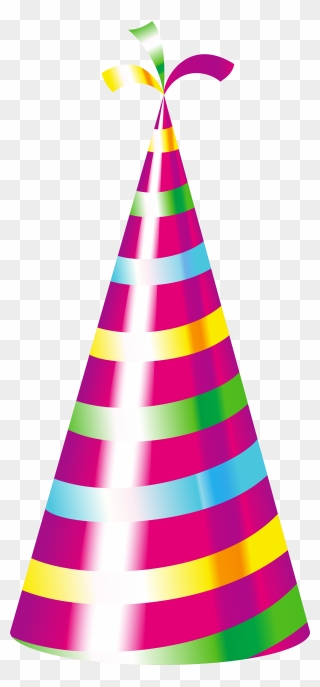 Birthday Cake Party Hat Clip Art - Emoticones Birthday Hat Transparent Background - Png Download