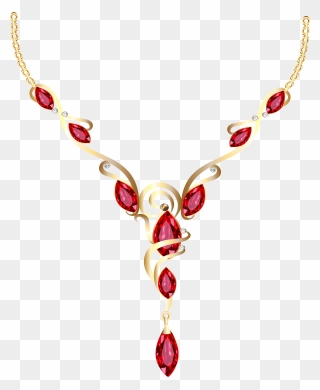 Gold Necklace Png Gallery - Transparent Background Necklace Clipart