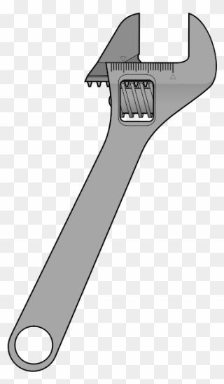 Adjustable Wrench Clipart