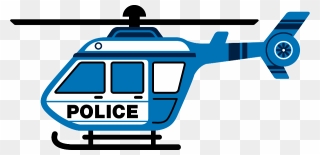 Bombeiros E Pol Cia - Police Helicopter Clipart - Png Download