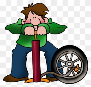 Bicycle Clipart Toy - Bicycle Pump Clipart - Png Download