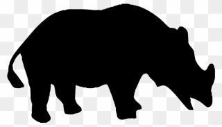 Black Rhinoceros Rhino Rhino Clip Art - One Horn Rhino Png Transparent Png