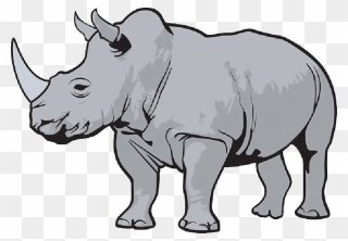 Transparent Rhino Clipart - Rhino Clipart - Png Download