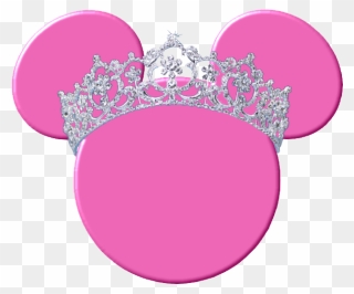 Minnie Mouse Head Minnie Mouse Bow Minnie Head With - Clipart Minnie Mouse Face - Png Download