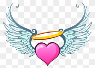 Transparent Heart With Wings Png Clipart