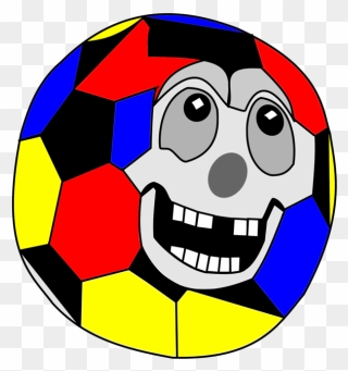Ball,football,pallone - ภาพ ลูก ฟุตบอล ยิ้ม Clipart