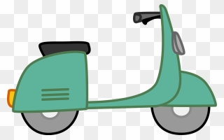 Moped Clip Art - Png Download