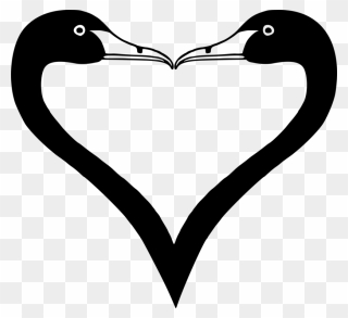 Heart,love,neck - Drawing Duck Clipart